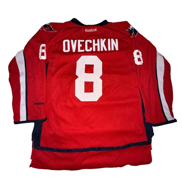 Reebok Other - Reebok Washington Capitals Jersey Youth L/XL Red Ovechkin 8 NHL Hockey Captain C